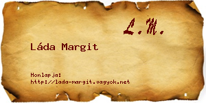 Láda Margit névjegykártya